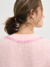 Candy V neck Wool Knit Vest Pink - SORRY TOO MUCH LOVE - BALAAN 4