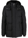 Cloud 3Q Hooded Down Padding Black - MOOSE KNUCKLES - BALAAN 2