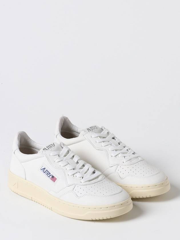 Medalist Goatskin Low Top Sneakers White - AUTRY - BALAAN 3