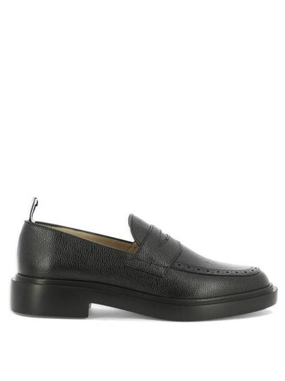 Lightweight Sole Penny Loafer Black - THOM BROWNE - BALAAN 2