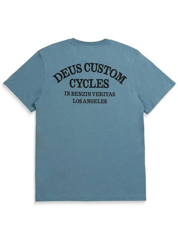 Clutch short sleeve t shirt smoke blue - DEUS EX MACHINA - BALAAN 1