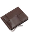 Cassette Money Clip Card Wallet Brown - BOTTEGA VENETA - BALAAN 6