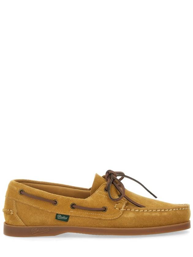 Bath Suede Boat Shoes Brown - PARABOOT - BALAAN 3