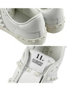 Rockstud Untitled Low-Top Sneakers White - VALENTINO - BALAAN 8