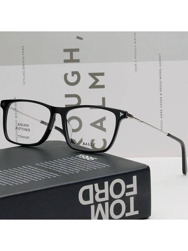 Eyewear Square Eyeglasses Black - BALLY - BALAAN 3