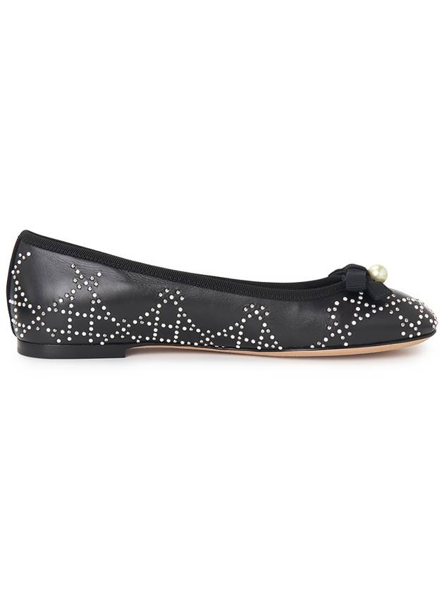 Studs Canage Motif Ballet Flats Black - DIOR - BALAAN 5