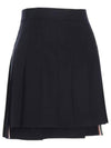 School Uniform Pleated Skirt Navy - THOM BROWNE - BALAAN 6