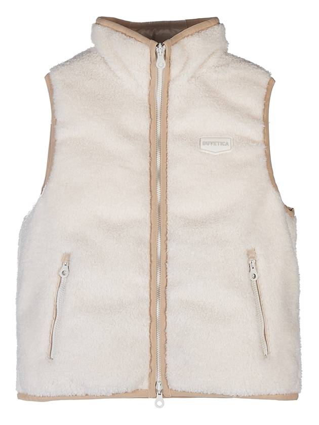 Logo Down Vest Beige - DUVETICA - BALAAN 5