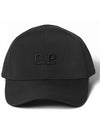 Chrome R Logo Ball Cap Black - CP COMPANY - BALAAN 4