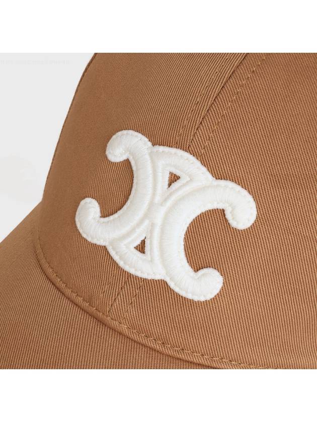 Triomphe Cotton Ball Cap Toffee - CELINE - BALAAN 7