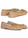 Women's Les Lambskin Ballerina Flats Cappuccino - CELINE - BALAAN 2