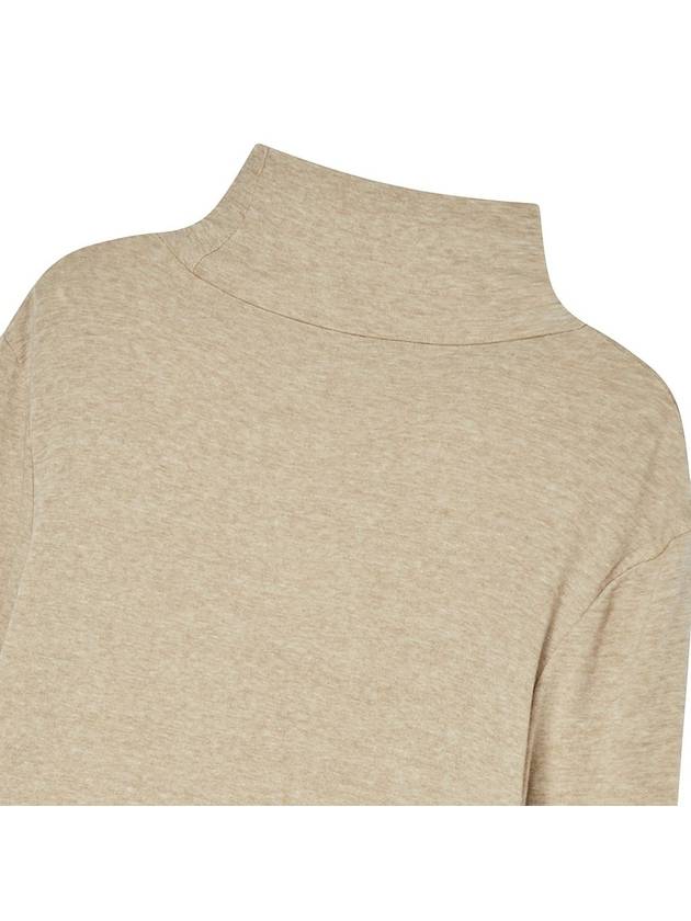 Tencel Polo Neck Beige - THE GREEN LAB - BALAAN 11