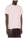 Organic Cotton Short Sleeve T-Shirt Pink - STONE ISLAND - BALAAN 4