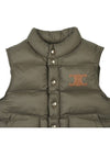 Triomphe Patch Quilt Nylon Vest Kaki - CELINE - BALAAN 4