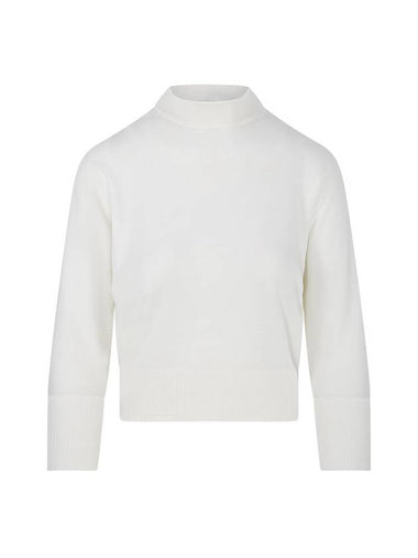 Women's Talea Virgin Wool Turtleneck White - MAX MARA - BALAAN 1