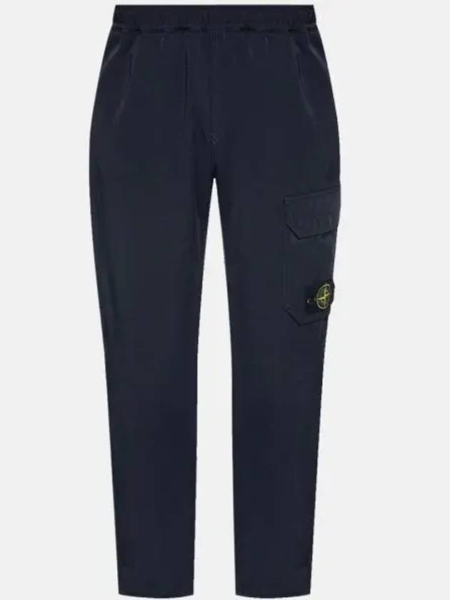 Logo Patch Cargo Track Pants Navy - STONE ISLAND - BALAAN 2