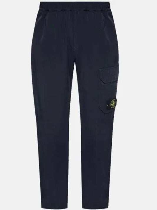 Logo Patch Cargo Track Pants Navy - STONE ISLAND - BALAAN 2