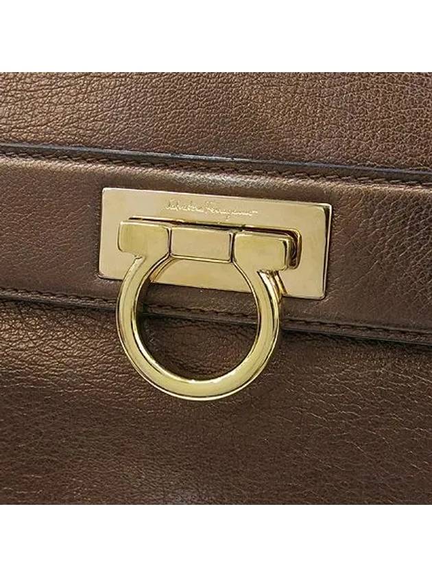 Ferragamo 21 A871 Bronze Color Leather Sophia 2WAY - SALVATORE FERRAGAMO - BALAAN 3