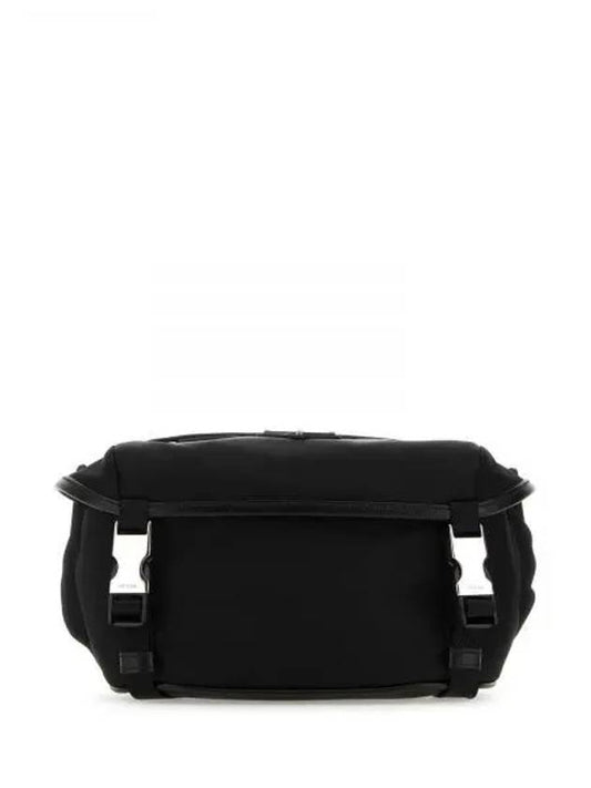 Re-nylon Saffiano Leather Slingback Black - PRADA - BALAAN 2