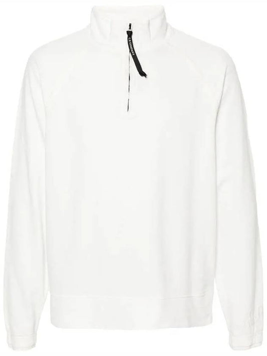 Light Fleece Sweatshirt White - CP COMPANY - BALAAN 2