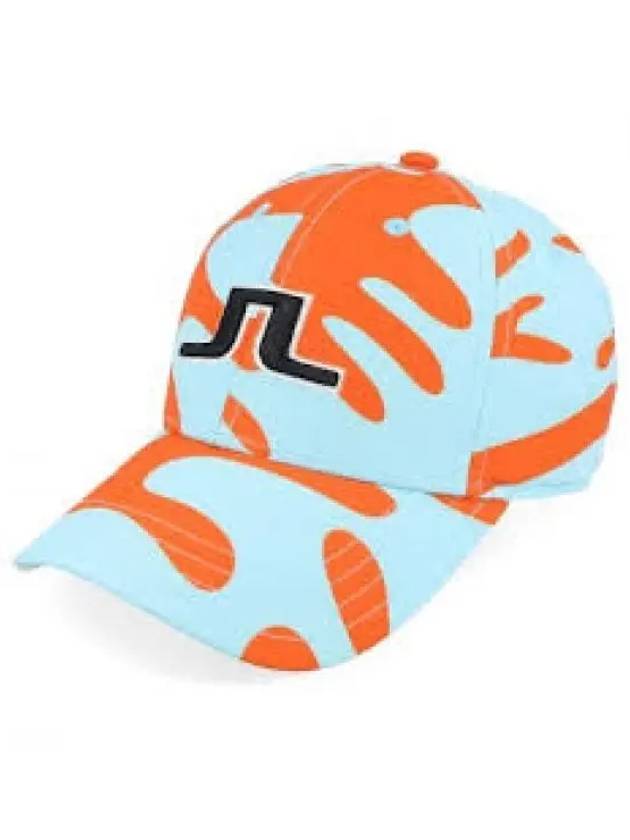 Women's Arlene Embroidered Logo Ball Cap Orange Blue - J.LINDEBERG - BALAAN 2