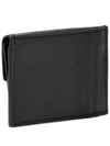 Uptown Grain De Poudre Embossed Leather Flap Card Case Black - SAINT LAURENT - BALAAN 3