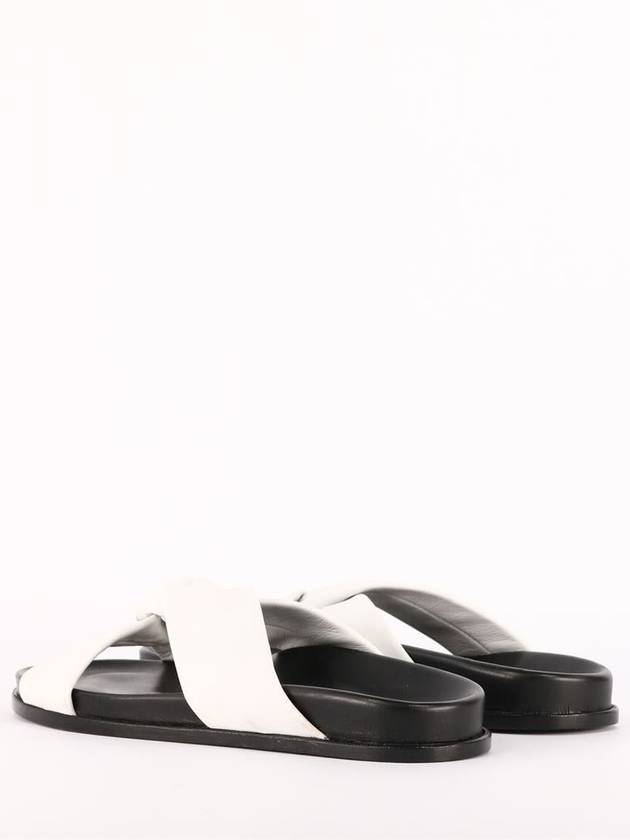 White Leather Sandals - ELLEME - BALAAN 3