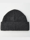 Sporty ORB Logo Beanie Gray Melange Color - VIVIENNE WESTWOOD - BALAAN 5