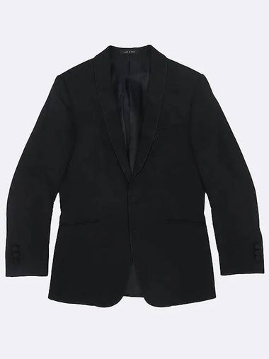 Armani black color wool blend men s one button jacket size 46 - GIORGIO ARMANI - BALAAN 1