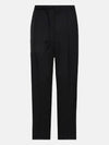 Men's Stitched Drawstring Wool Straight Pants Black - MAISON MARGIELA - BALAAN 2