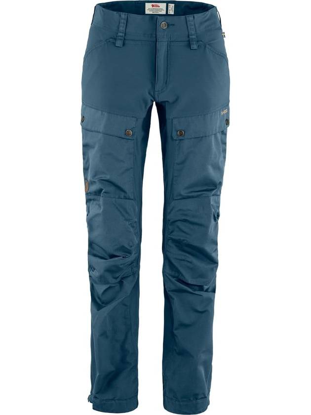 Women's Keb Trousers Regular Indigo Blue - FJALL RAVEN - BALAAN 2