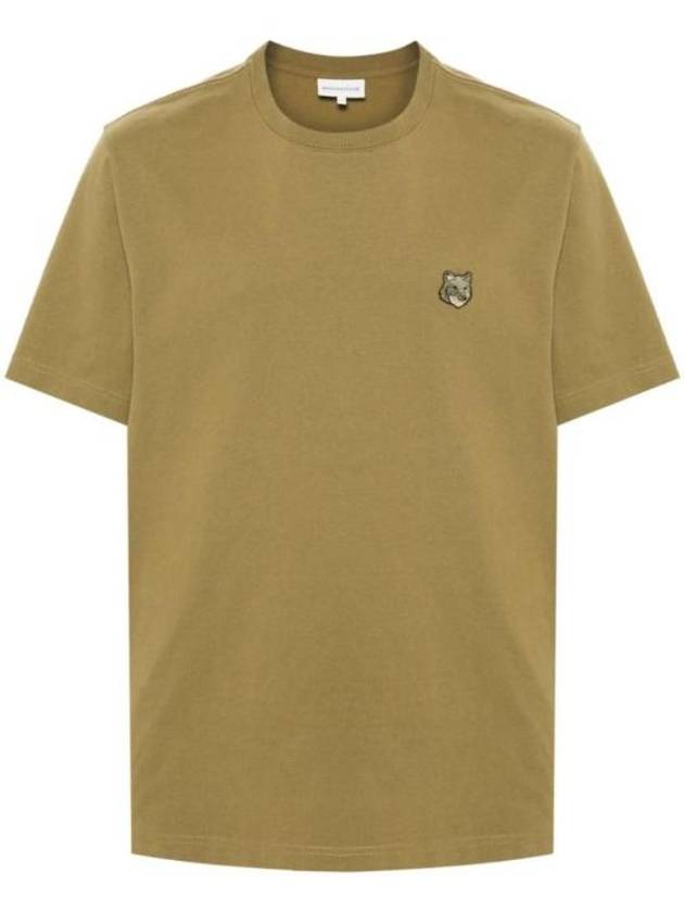 Bold Fox Head Patch Comfort Short Sleeve T-Shirt Khaki Green - MAISON KITSUNE - BALAAN 2