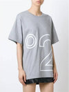 16SS Big Logo Print Round TShirt F0614152 8993 - Nº 21 - BALAAN 4