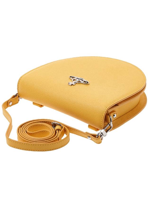 Saffiano Saddle Cross Bag Yellow - VIVIENNE WESTWOOD - BALAAN 5