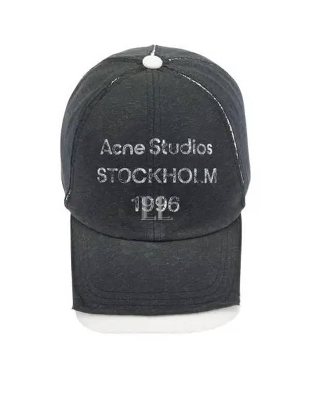 Logo Stamp Ball Cap Black - ACNE STUDIOS - BALAAN 2