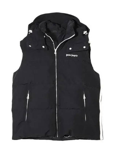 Classic Track Hooded Down Vest - PALM ANGELS - BALAAN 1