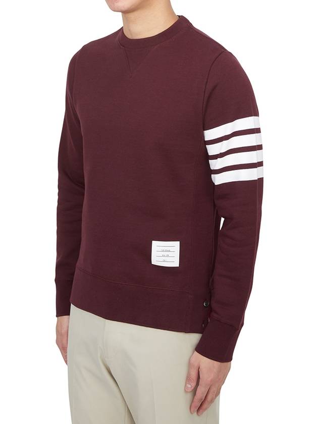 4 Bar Loopback Jersey Sweatshirt Red - THOM BROWNE - BALAAN 3