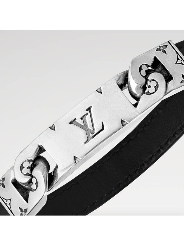 Bracelet Monogram Tide Up Black M8825E - LOUIS VUITTON - BALAAN 3