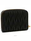 Matelasse Nappa Leather Coin Wallet Black - MIU MIU - BALAAN 3