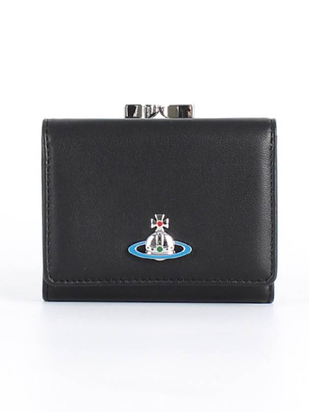 Emma Small Half Wallet Black - VIVIENNE WESTWOOD - BALAAN 2