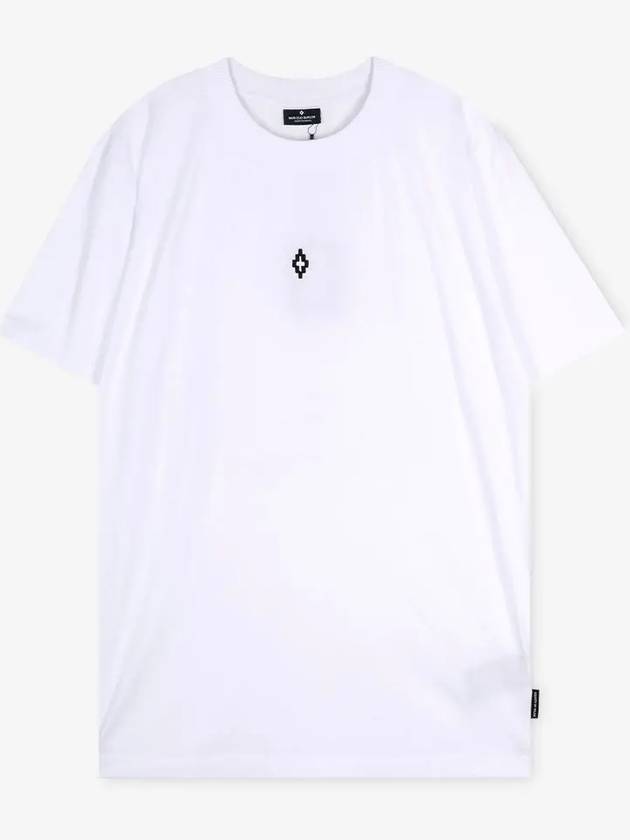 Back Graphic Cotton Short Sleeve T-shirt White - MARCELO BURLON - BALAAN 3