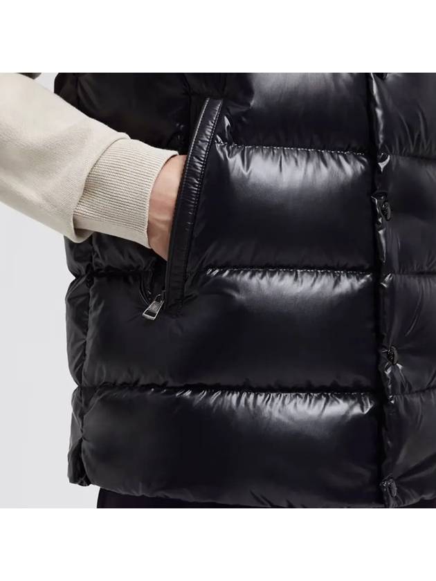 Tibb Down Vest Black - MONCLER - BALAAN 6