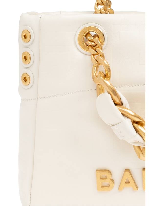 Balmain Bag 1945 Small Type Shopper, Women's, Cream - BALMAIN - BALAAN 6