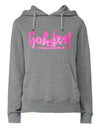 12Th Anniversary Pink Logo Hoodie Grey - GOLDEN GOOSE - BALAAN 2