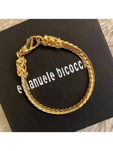 Gold chain bracelet HBB3G - EMANUELE BICOCCHI - BALAAN 1