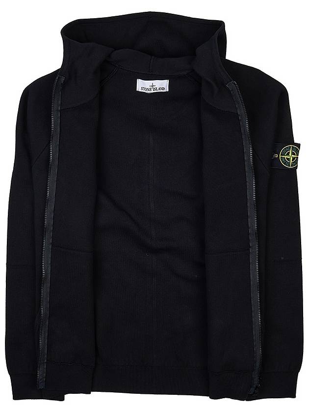 Wappen Patch Cotton Hooded Jacket Black - STONE ISLAND - BALAAN 10