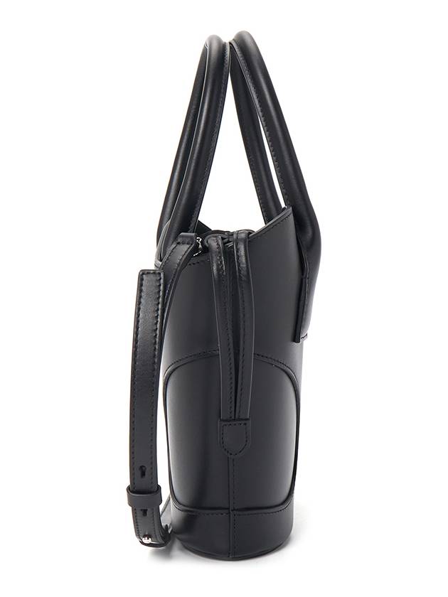 Women's Cut-Out Tote Bag Black - SALVATORE FERRAGAMO - BALAAN 3