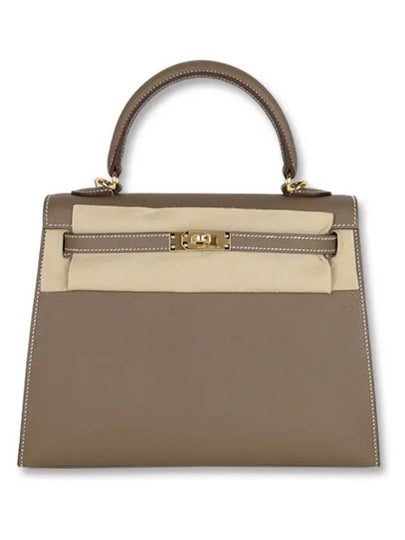 Kelly 25 Gold Hardware Tote Bag Beige - HERMES - BALAAN 2