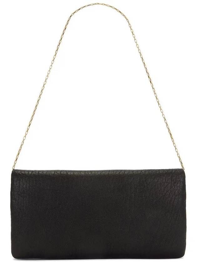 Calypso Mini Lambskin Shoulder Bag Black - SAINT LAURENT - BALAAN 4