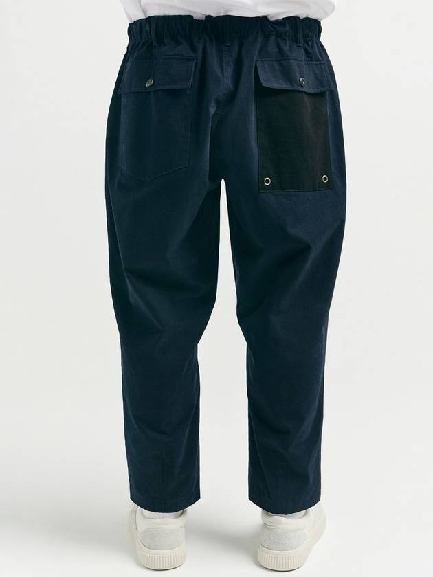 Vintage Walker Wide Block Pants Indigo - BOOVOOM - BALAAN 3